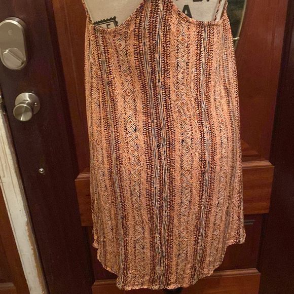 Volcom Dress Aztec Print Women’s Small Petite - Picture 4 of 12